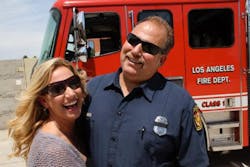 Los Angeles fire Capt. David Moorman in a photo posted on the LAFD's website. Los Angeles fire Capt. David Moorman in a photo posted on the LAFD's website.