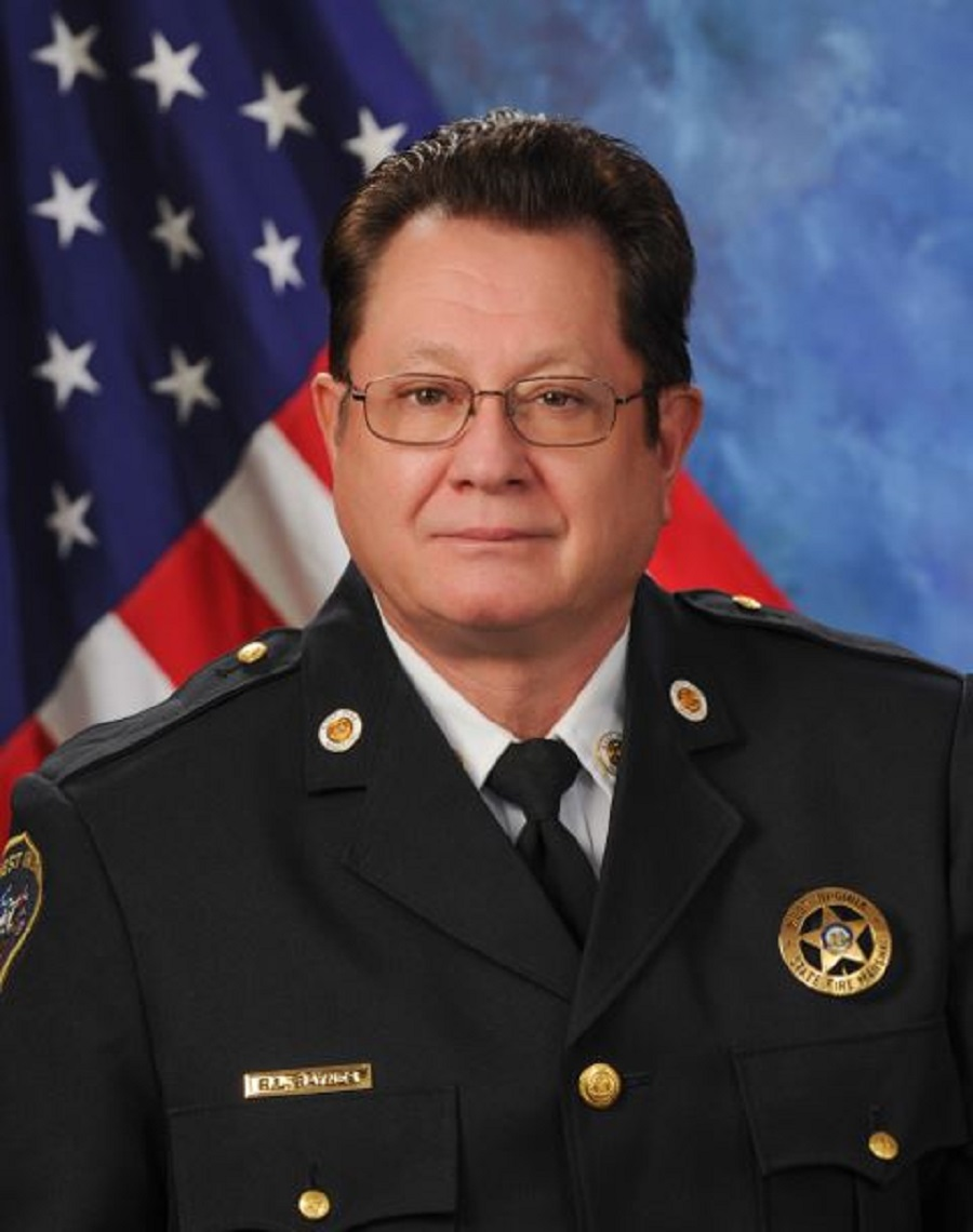 Assistant West Virginia Fire Marshal Rudy Raynes, who is retiring after 50 years in the fire service.