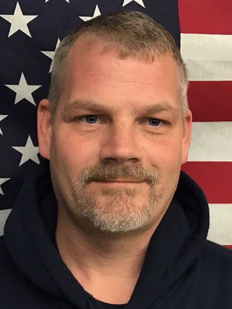 Hamilton Township, IN, firefighter Jeffery Blackmer.