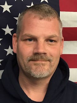 Hamilton Township, IN, firefighter Jeffery Blackmer. Hamilton Township, IN, firefighter Jeffery Blackmer.