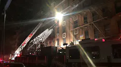 FDNY crews operate during a four-alarm fire at a Bronx apartment building that killed twelve people on Thursday night.