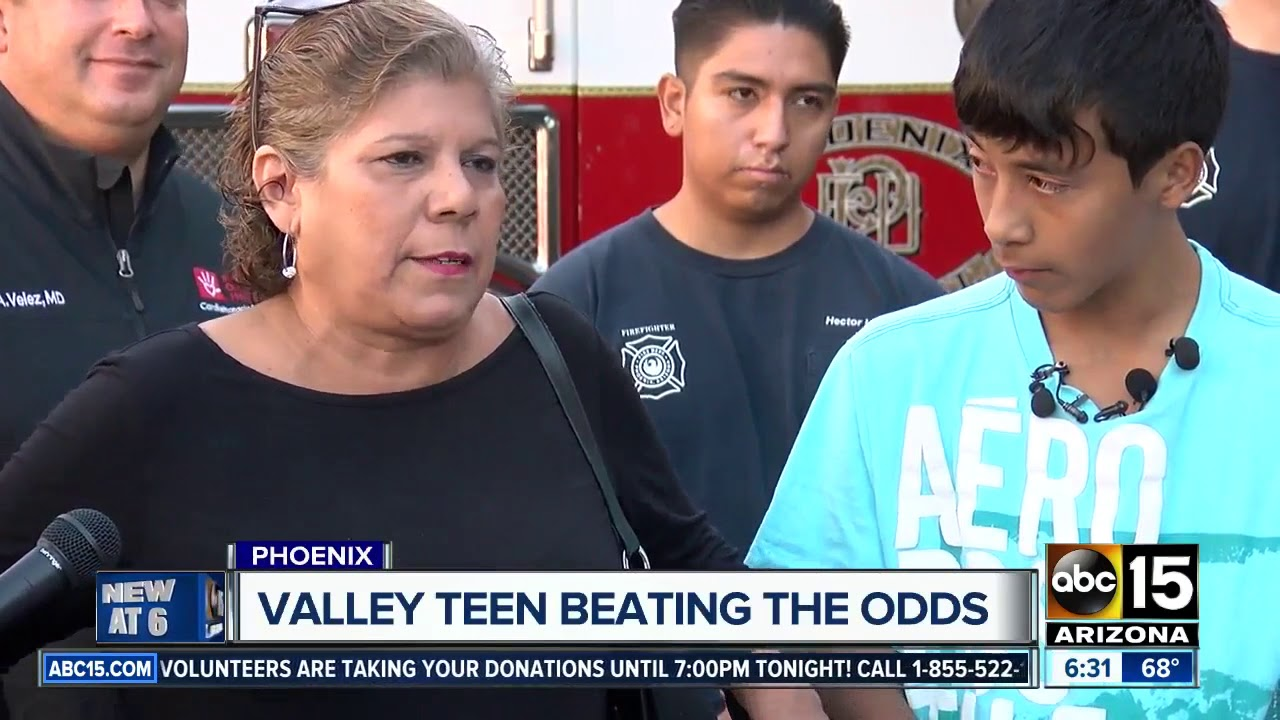 AZ Teen Thanks Firefighters after Accidental Shooting