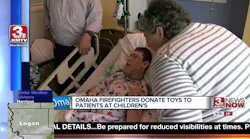 Firefighters Bring Cheer to NE Children's Hospital