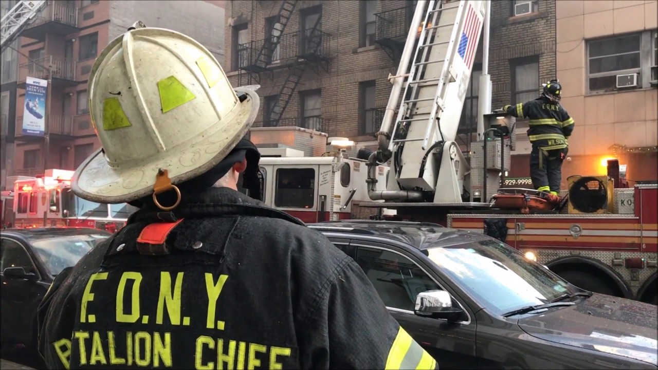 Watch FDNY Crews Operate at Manhattan Apartment Blaze