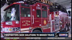 TX Firefighters' New Ladder Truck Can't Fit Down Streets