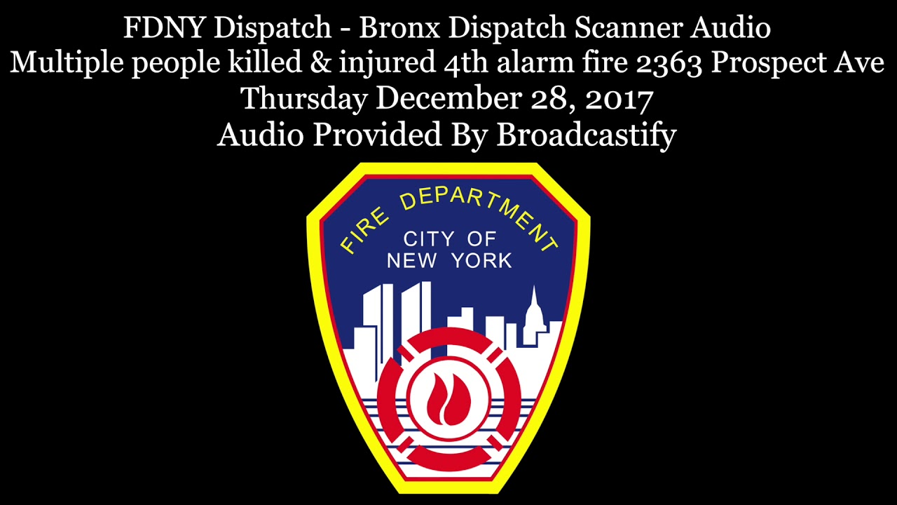 Audio from Deadly NYC Apartment Building Fire
