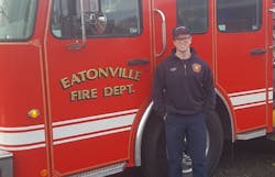 Volunteer and part-time Pierce County, WA, firefighter Lucas Mayne. Volunteer and part-time Pierce County, WA, firefighter Lucas Mayne.