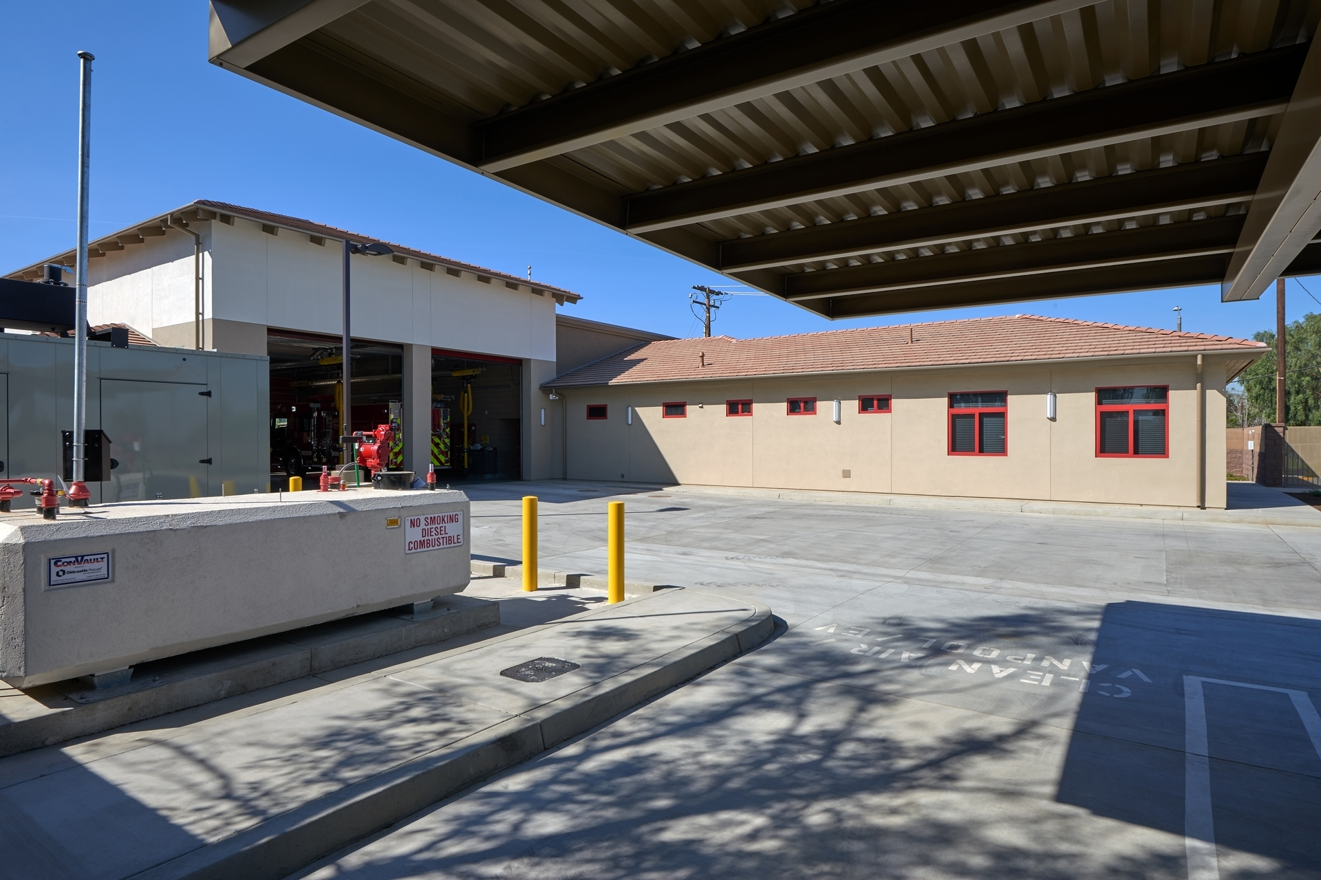 In Quarters Riverside County, CA, Fire Station No. 31 Firehouse