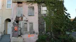 When occupied by squatters, these buildings are often loaded with combustible trash and clothing, and are targets for arsonists and thieves who steal aluminum siding, copper pipes, furnaces etc.