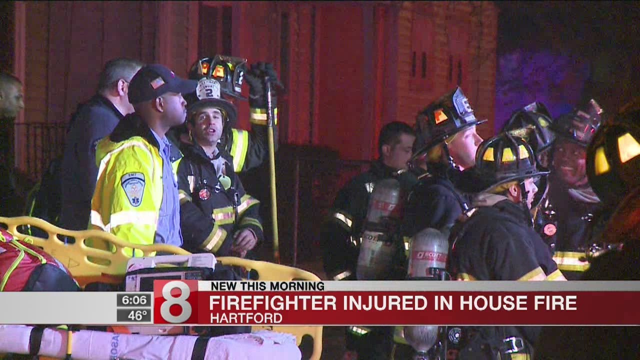 CT Firefighter Hurt Battling House Fire | Firehouse