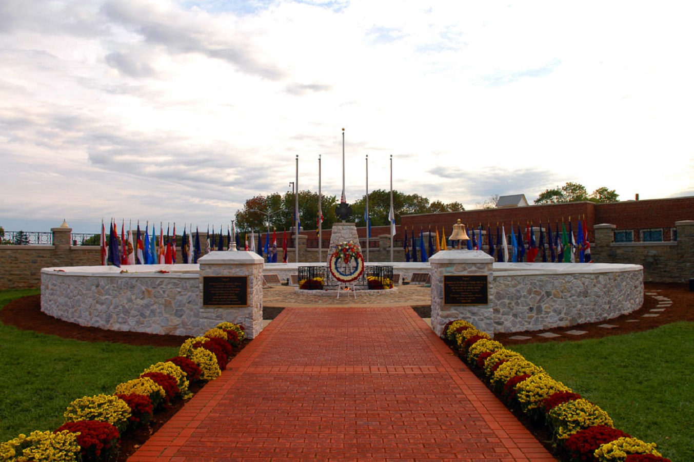 The National Fallen Firefighters Memorial at the National Fire Academy in Emmitsburg, MD.