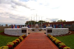 The National Fallen Firefighters Memorial at the National Fire Academy in Emmitsburg, MD. The National Fallen Firefighters Memorial at the National Fire Academy in Emmitsburg, MD.