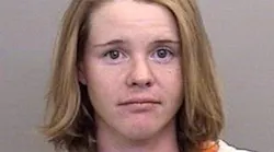Former Hopland, CA, volunteer firefighter Rachael Seivertson in a July 2016 booking photo.