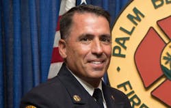 Palm Beach County Fire Rescue Chief Jeff Collins.