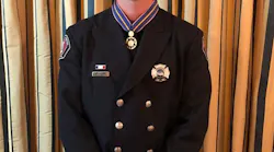 Peoria firefighter Stephen Gunn received a National Medal of Valor from President Trump.