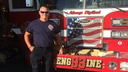 Fishers, IN, firefighter Brandon Anderson