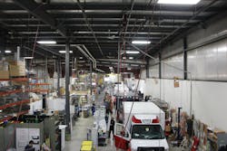 Demers Ambulance assembly plant in Quebec, Canada. Demers Ambulance assembly plant in Quebec, Canada.