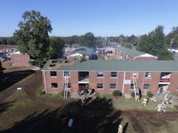 The department’s use of UAVs in addition to their video-recording system enhanced their ability to document and train members on exterior operations. The department’s use of UAVs in addition to their video-recording system enhanced their ability to document and train members on exterior operations.