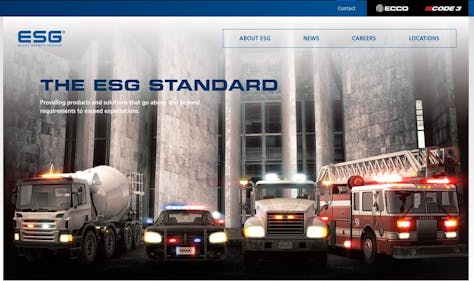 ECCO Safety Group Redesigns Corporate Website - Firefighter Safety Product News Firehouse