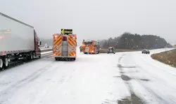 Firefighters responded to seven crashes in 90 minutes along Interstate 90/94 near Wisconsin Dells Sunday. Firefighters responded to seven crashes in 90 minutes along Interstate 90/94 near Wisconsin Dells Sunday.