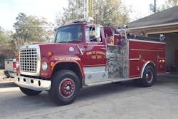 Engine 1, the only remaining Livingston Fire Department apparatus from the derailment. Engine 1, the only remaining Livingston Fire Department apparatus from the derailment.