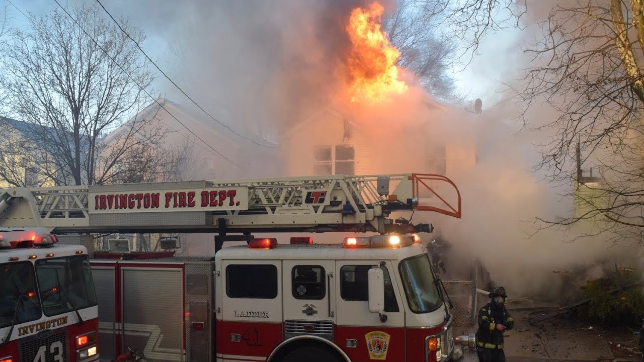 Watch NJ Firefighters Tackle Smoke-Heavy House Fire