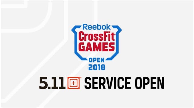 CrossFit Games 2018 5.11 Service Open