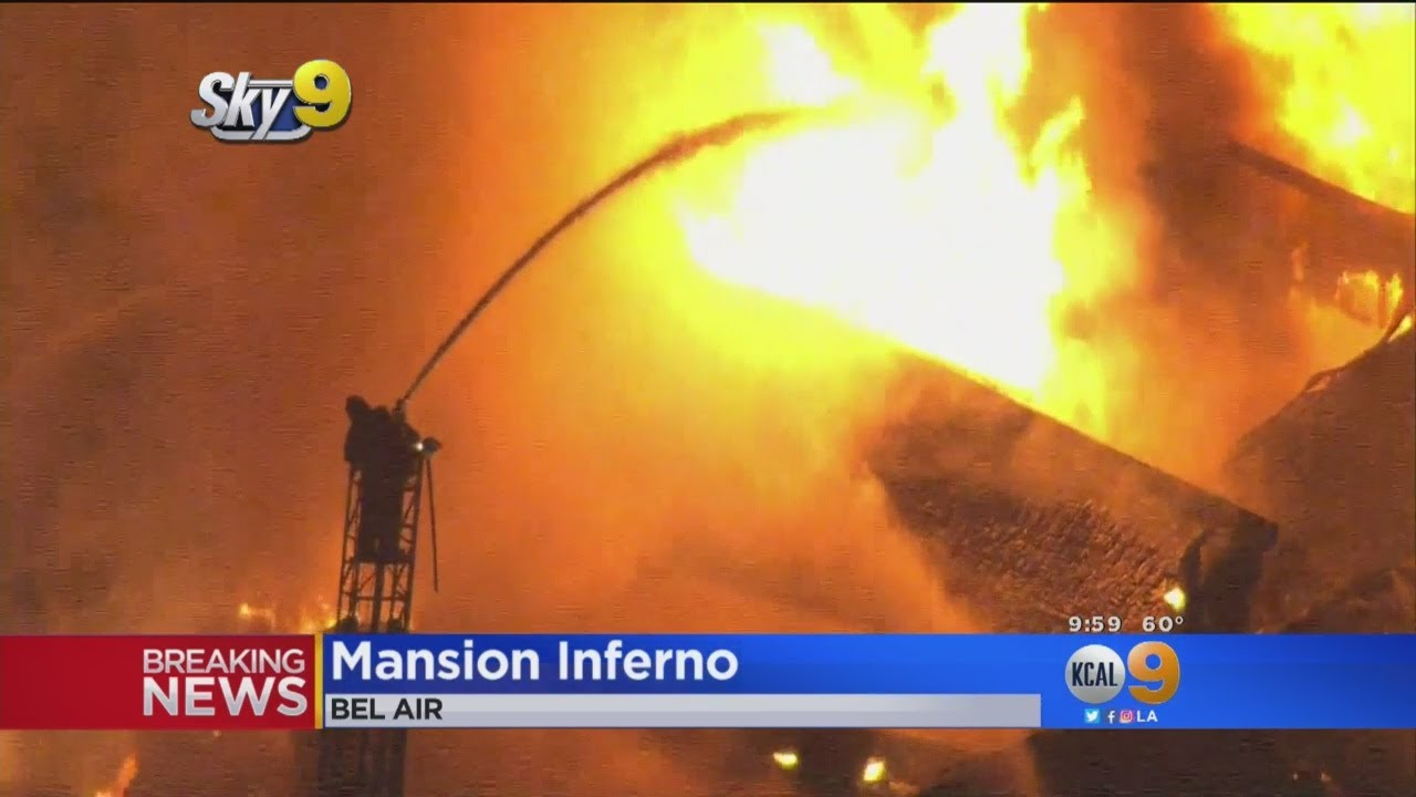 Two Firefighters Hurt as Blaze Engulfs $18M CA Mansion