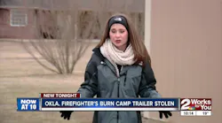 Trailer Stolen from OK Firefighters' Burn Camp for Kids