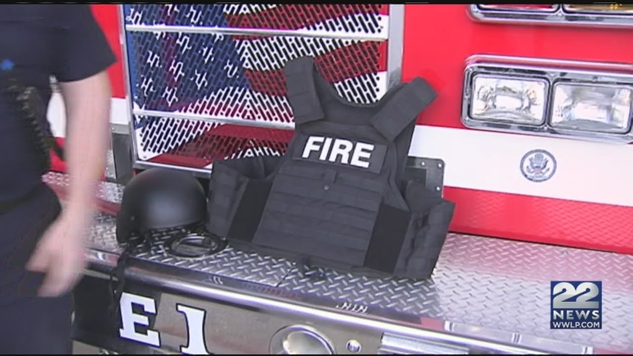 West Springfield MA Firefighters Wear Bulletproof Vests Firefighter