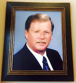 A portrait of Oxford, AL, firefighter Lynn Elliott, who succumbed to cancer at age 52 in 2005. A portrait of Oxford, AL, firefighter Lynn Elliott, who succumbed to cancer at age 52 in 2005.