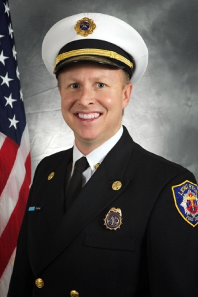 Lewiston, ID, Fire Chief Travis Myklebust.