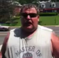 This image taken from a 2014 Facebook video shows LaVale Assistant Fire Chief Christopher Pryor. This image taken from a 2014 Facebook video shows LaVale Assistant Fire Chief Christopher Pryor.