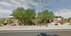 The Scottsdale, AZ, fire station where a child was fatally injured by apparatus bay doors during a visit on Saturday, Feb. 3, 2018.