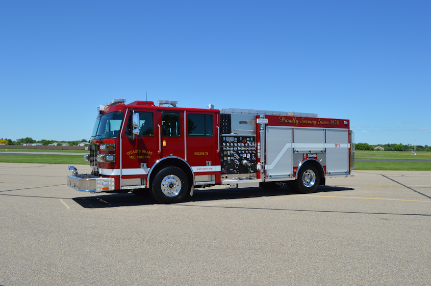 Stuarts Draft, VA, Vol. Fire Co. Gets Unique Custom Pumper Firehouse