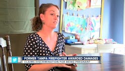 Former Tampa Fire Rescue firefighter-paramedic Tanja Vidovic. Former Tampa Fire Rescue firefighter-paramedic Tanja Vidovic.