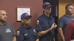 South Tucson firefighters attend a meeting at city hall on Monday, Feb. 12, 2018. South Tucson firefighters attend a meeting at city hall on Monday, Feb. 12, 2018.