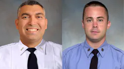 FDNY Lt. Christopher Raguso, left, and Fire Marshal Christopher 'Tripp' Zanetis.