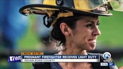 Indian River County, FL, firefighter Nicole Morris.