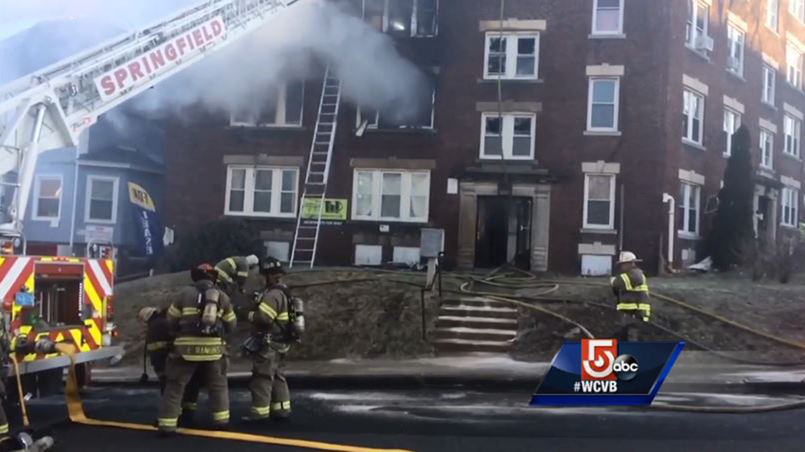 Firefighters found the bodies of the dad, son and daughter after the fire was contained.