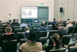 Lt. Mark Aloan shared ideas for cultivating enthusiasm among firefighters during his Firehouse World pre-conference session. Lt. Mark Aloan shared ideas for cultivating enthusiasm among firefighters during his Firehouse World pre-conference session.