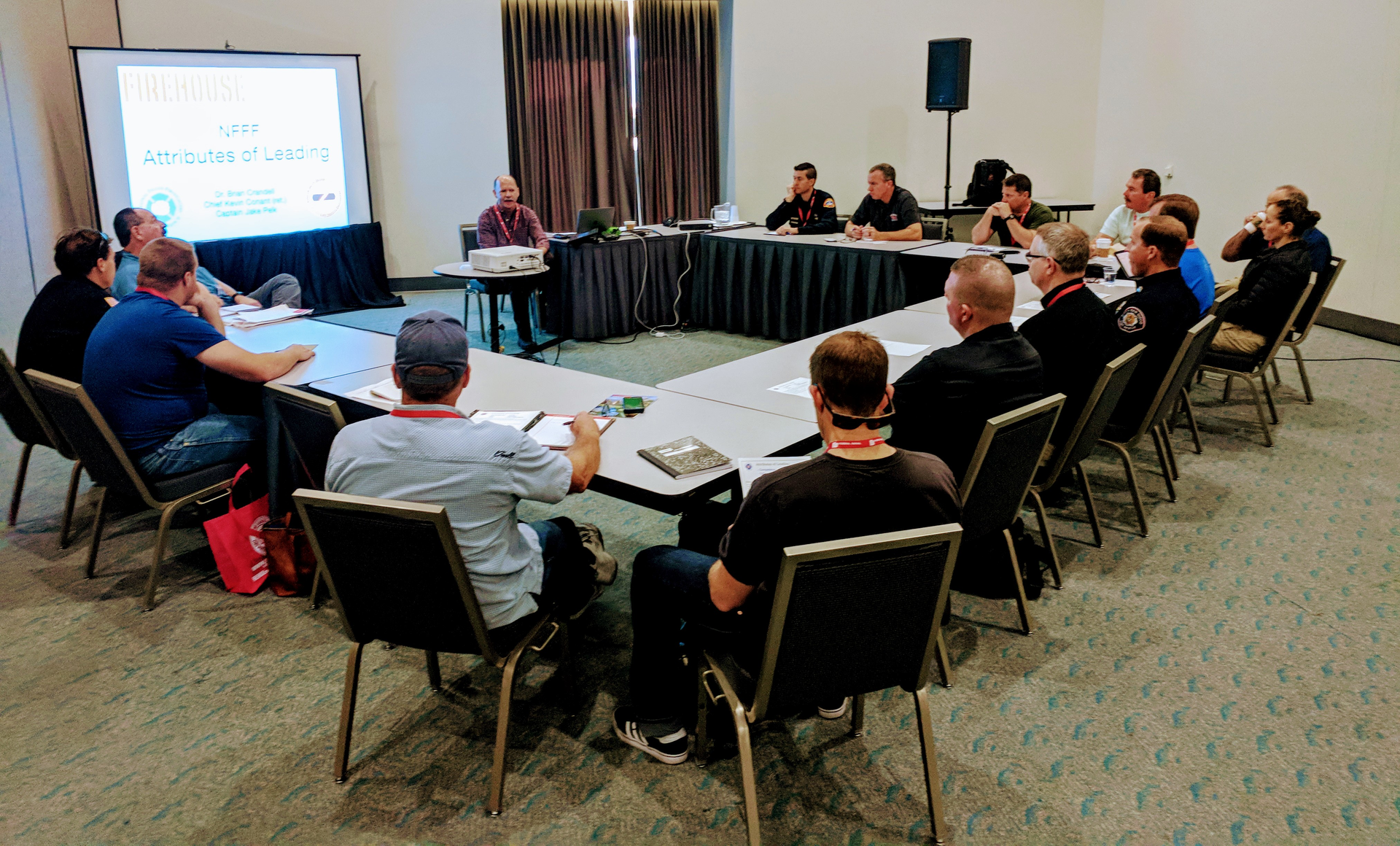 Using newly produced video series from the NFFF titled Attributes of Leading, Conant and Crandall shared a Train-the-Trainer program that&rsquo;s currently being piloted, seeking feedback from a small group of Firehouse World attendees.