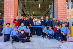 Howard County firefighters held a ribbon cutting ceremony to open the new Elkridge fire station. Howard County firefighters held a ribbon cutting ceremony to open the new Elkridge fire station.