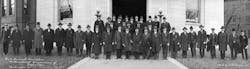This historic photo, taken 100 years ago, depicts the leaders of the original 24 local unions that came together to form the IAFF. Photo courtesy International Association of Fire Fighters This historic photo, taken 100 years ago, depicts the leaders of the original 24 local unions that came together to form the IAFF. Photo courtesy International Association of Fire Fighters