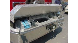 Front bumpers can be loaded with gear for extrication, fire suppression, winches, horns and sirens.