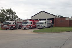 Station 5—located at NW 22nd and Broadway—is the hazmat station for the OKCFD. Station 5—located at NW 22nd and Broadway—is the hazmat station for the OKCFD.