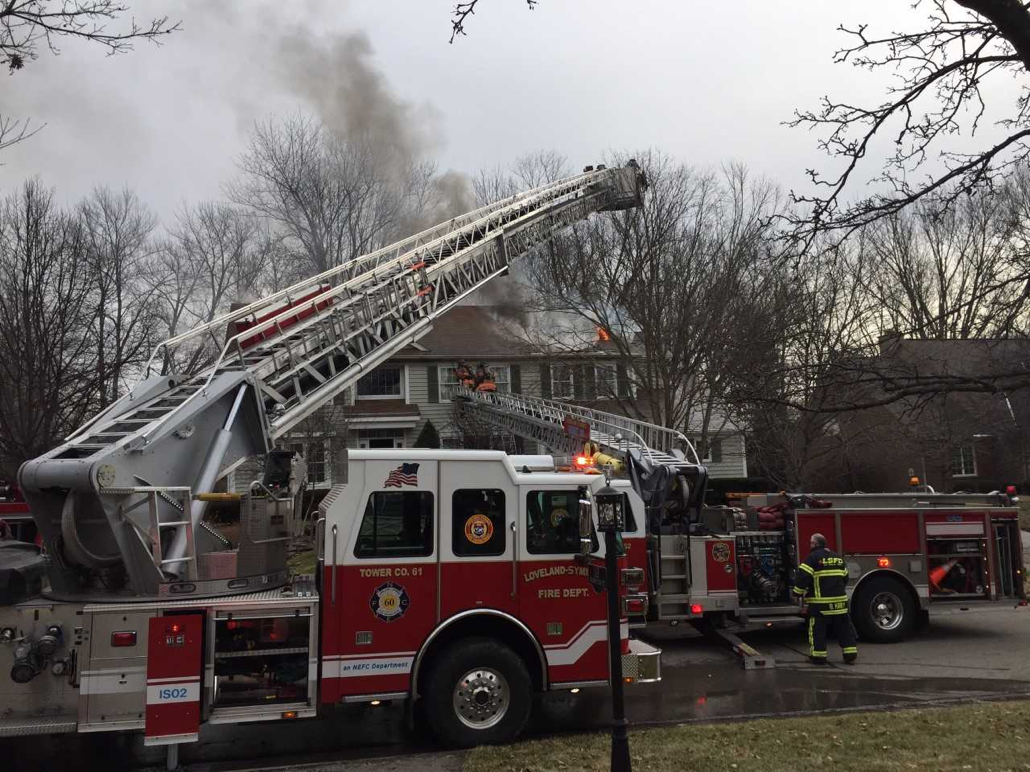 The first unit on scene found a medium, two-story residential structure with a working fire. Crews discovered fire in the basement, but, pushed by strong winds, the fire was spreading rapidly through the home, into the attic.