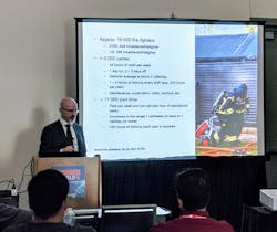 Stefan Svensson offered an overview of how safety is treated in the Swedish fire service and how it’s implemented in operations. Stefan Svensson offered an overview of how safety is treated in the Swedish fire service and how it’s implemented in operations.