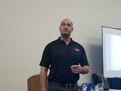 Benjamin Martin tackled the topic of culture as the younger generation of firefighters begins moving into leadership positions. Benjamin Martin tackled the topic of culture as the younger generation of firefighters begins moving into leadership positions.