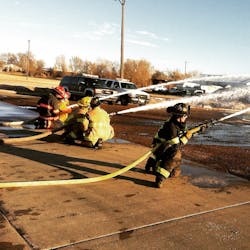 Firefighters should train with, as well as flow test, any hoseline/nozzle combination that they may utilize in order to understand the capabilities and limitations of each hoseline/nozzle setup.
